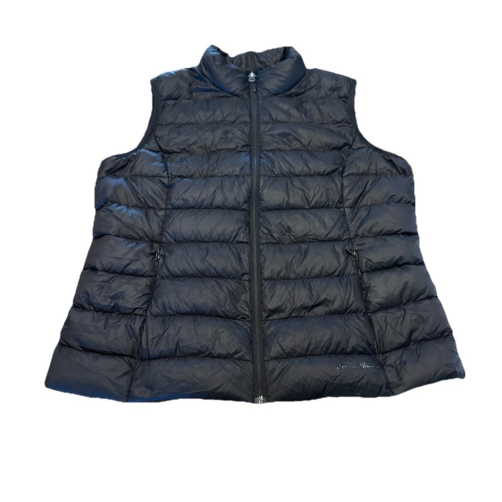 Eddie‎ Bauer EB650 Goose Down Vest Womens XL Hiking Backpacking Lightweight